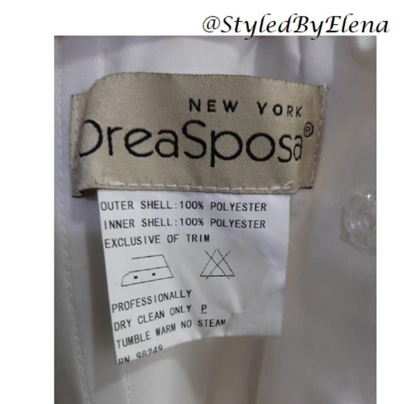 Demetrios OreaSposa White Wedding Gown (Style # L612) - Picture 10 of 16